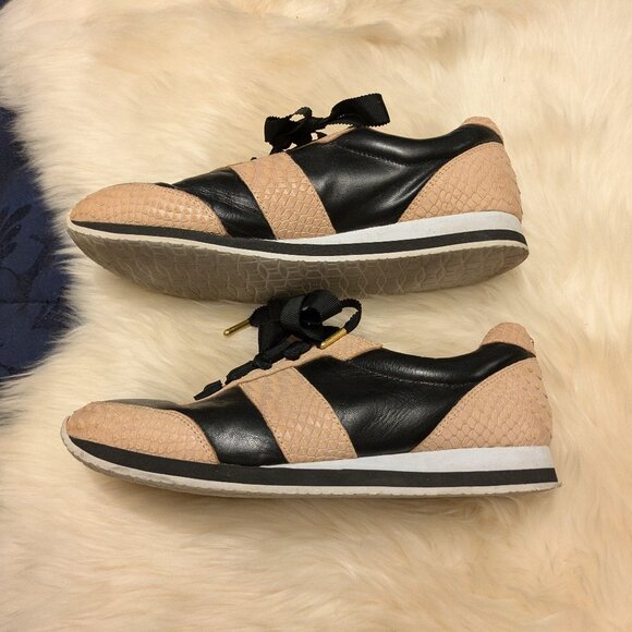 Kate Spade PInk and Black Sneakers - Picture 1 of 7